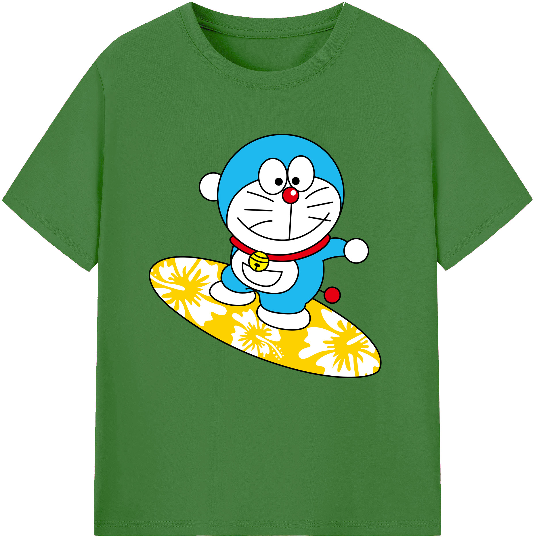 （画像用） ドラえもん Doraemon レディースカジュアルプリントTシャツ（綿100％）